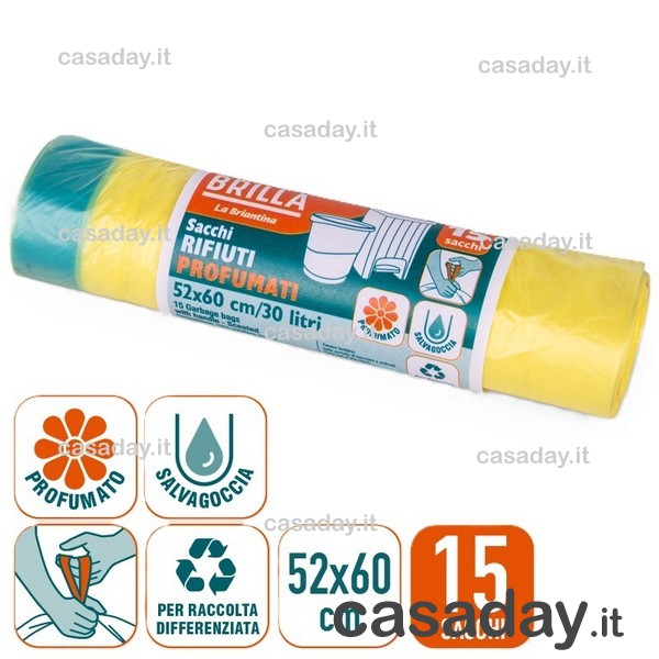 SACCHI X PATTUMIERA 52X60 PZ.15 